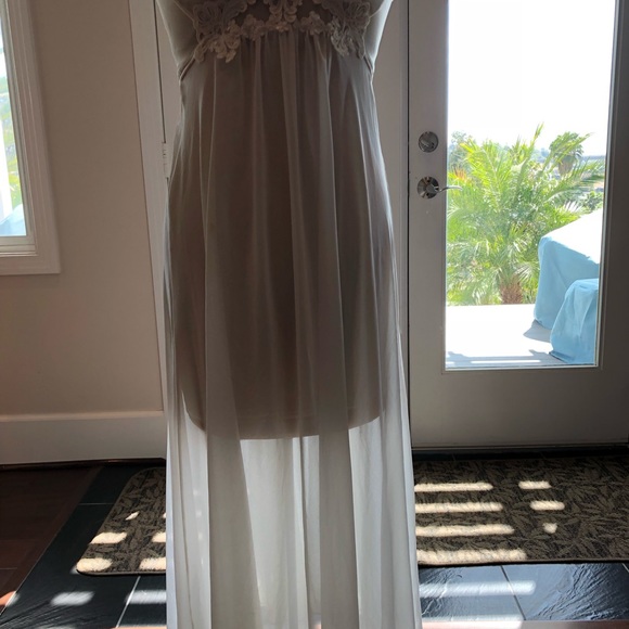 Flora Nikrooz L long embroidered chemise NEW - Picture 3 of 7